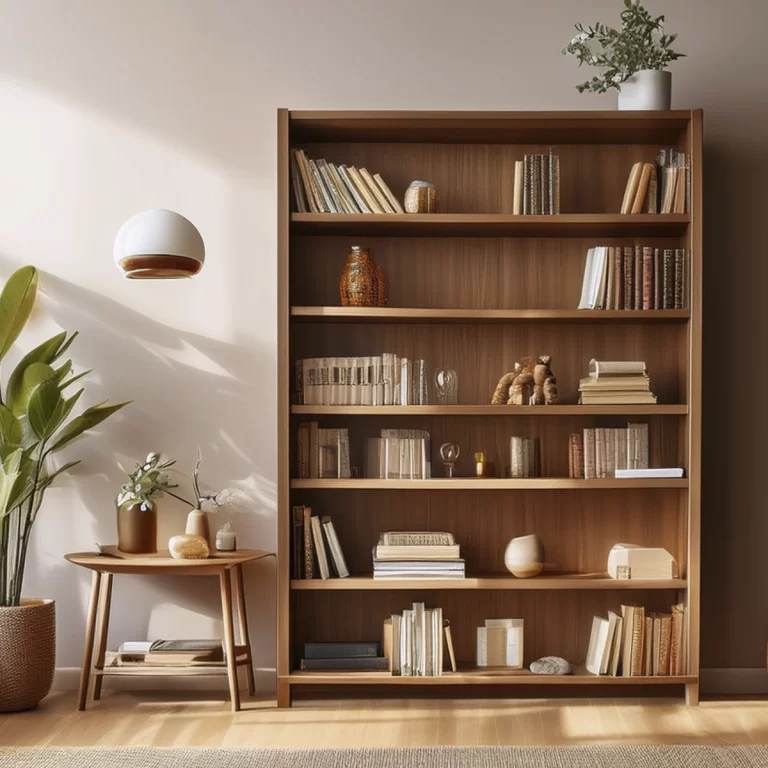 Librero para almacenamiento en el hogar en formato cuadrado