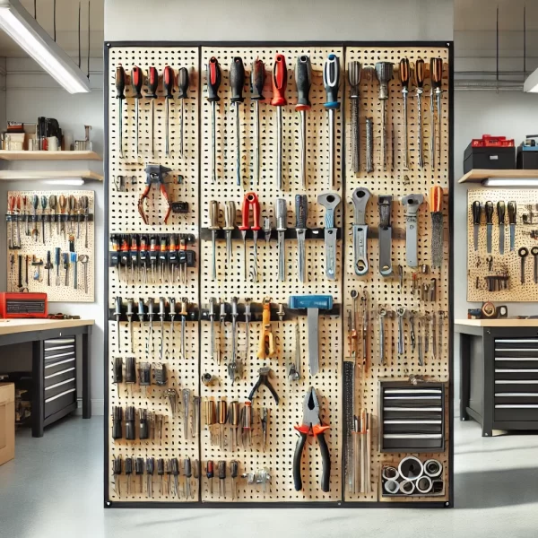 paneles perforados para herramientas