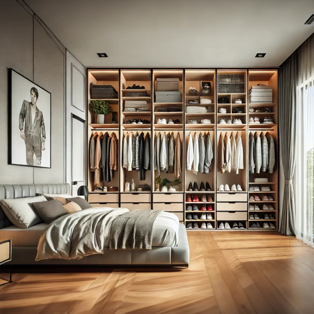 Lee más sobre el artículo Como Diseñar el Closet de Pared Perfecto y Funcional para tu Hogar