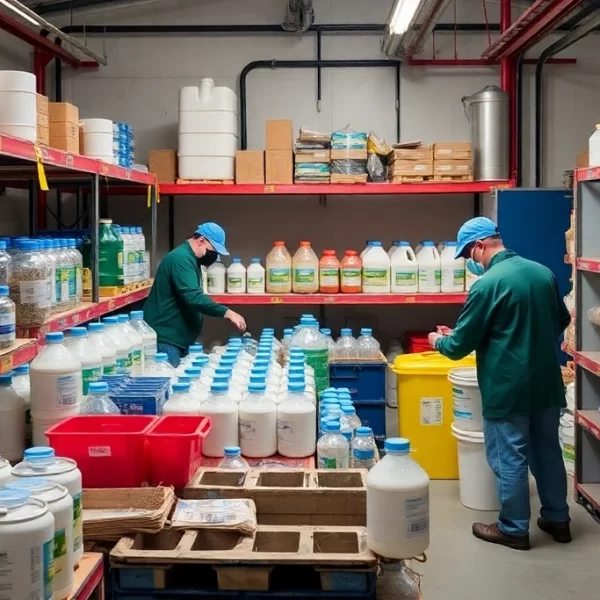 almacenamiento de productos quimicos portada