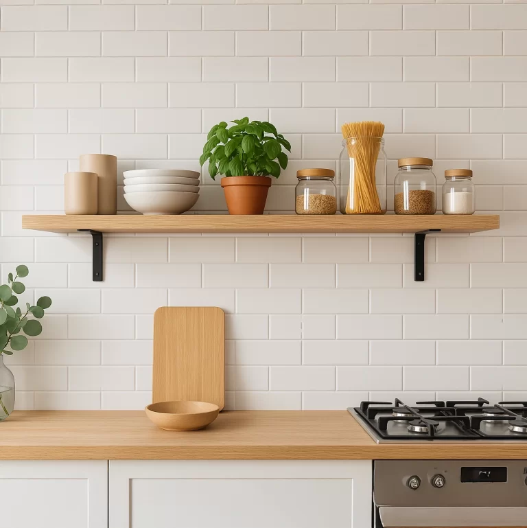 Repisas para cocina cuadro