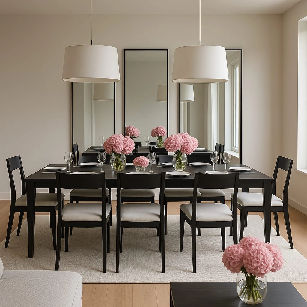 Decorar comedor con espejos