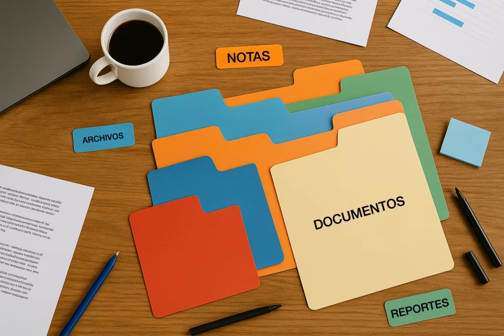 Separadores de archivos etiquetas