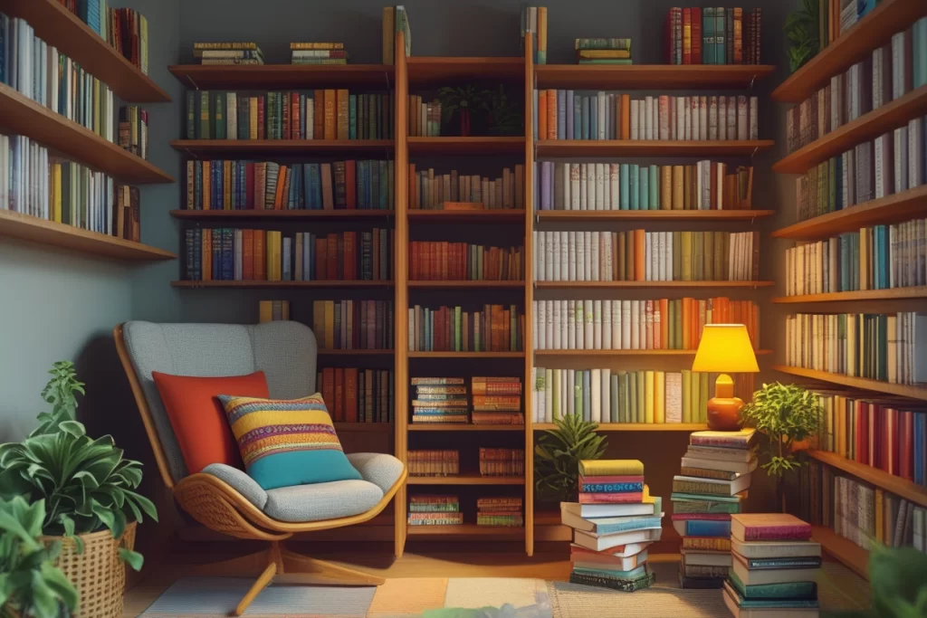 Como almacenar libros portada