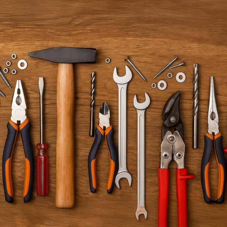 Herramientas básicas para el hogar cuadro