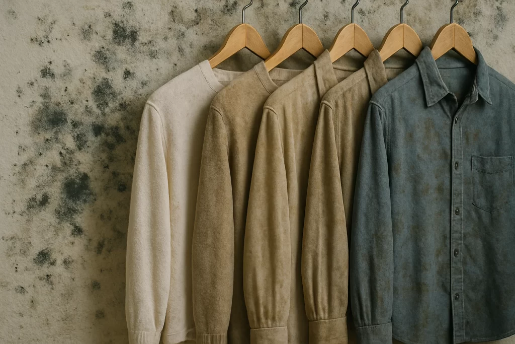 Humedad en el closet