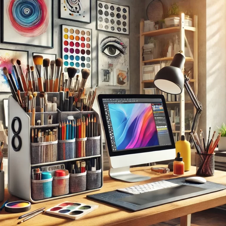 Organizador de escritorio creativo cuadro