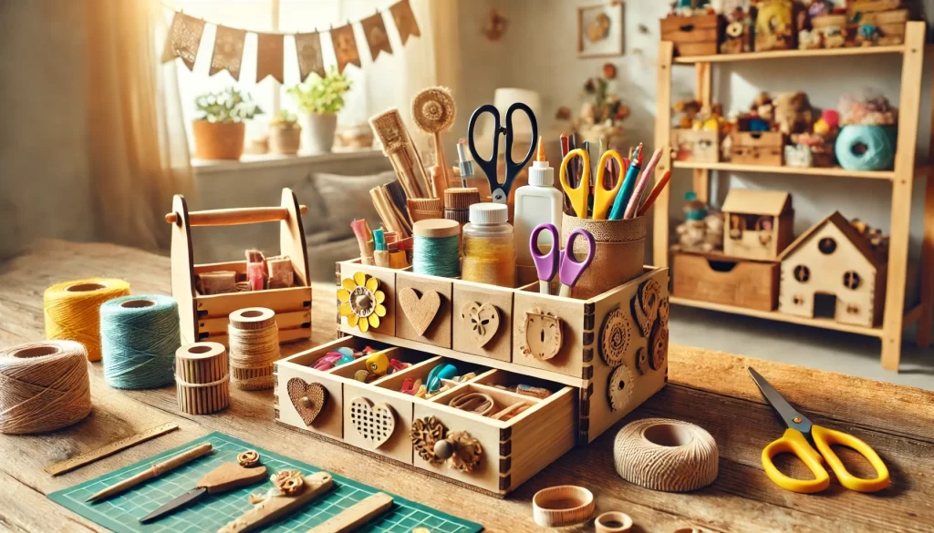 Organizador de escritorio de manualidades