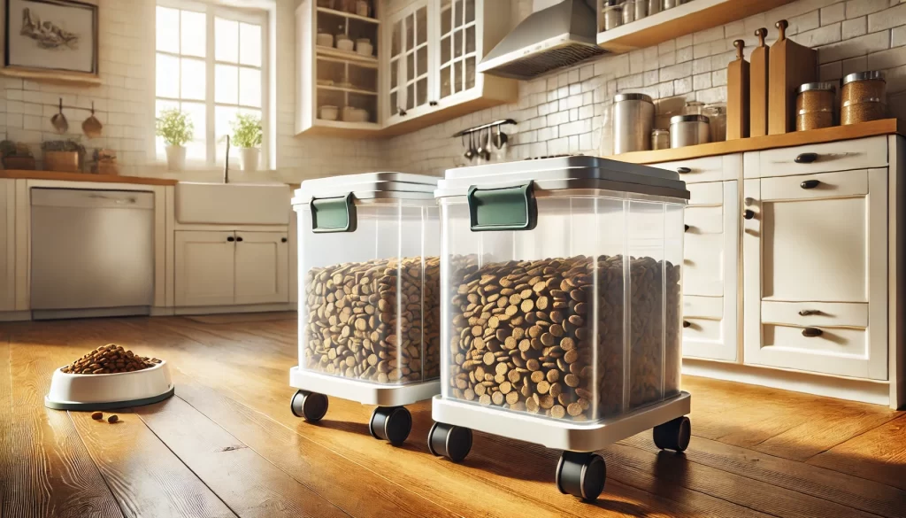 Almacenamiento De Alimentos Para Mascotas Portada