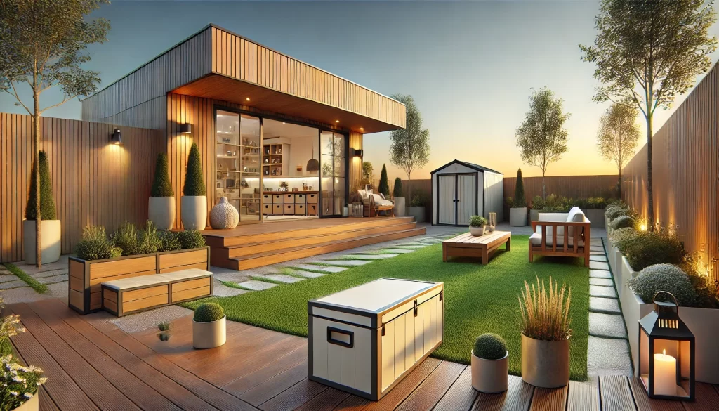 Almacenamiento exterior resistente al agua portada