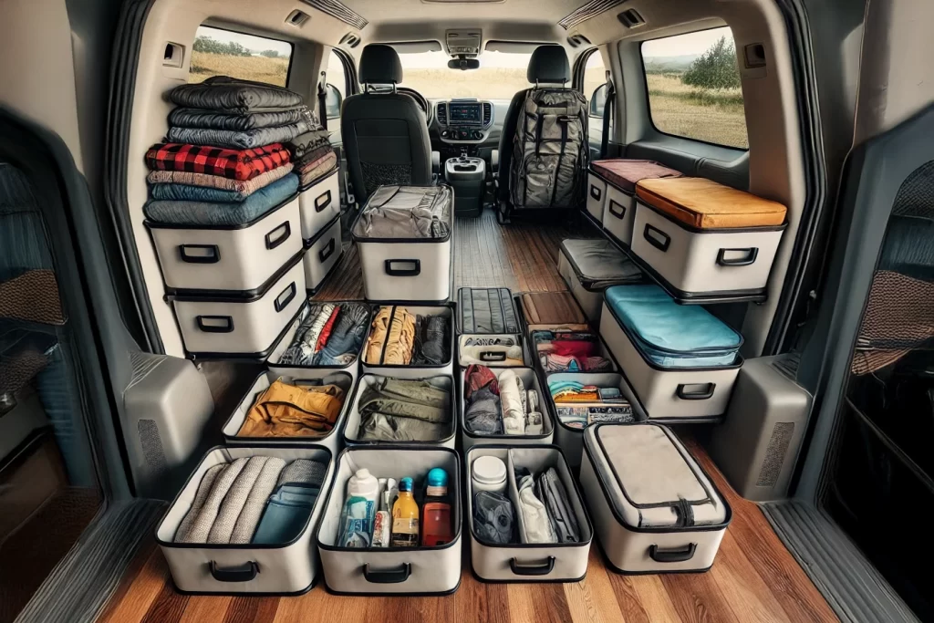 Almacenamiento para Camping Automovil