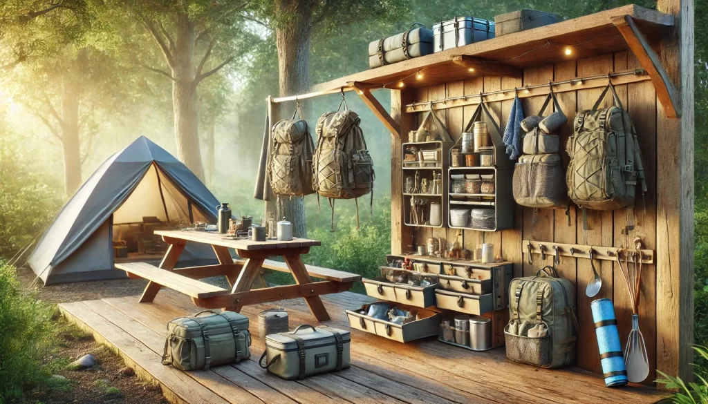 Almacenamiento para Camping Base