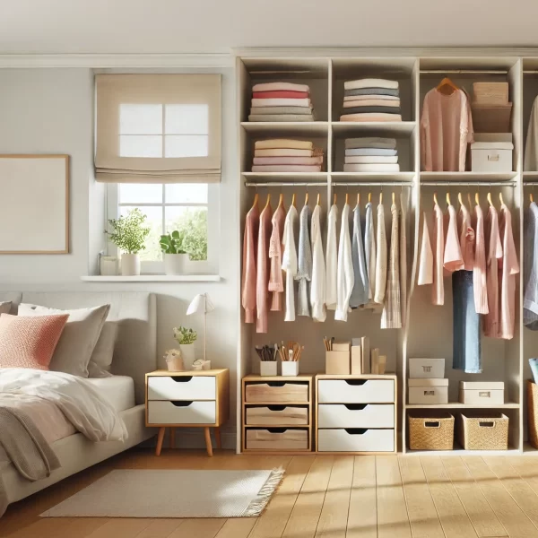 Como organizar un closet cuadro