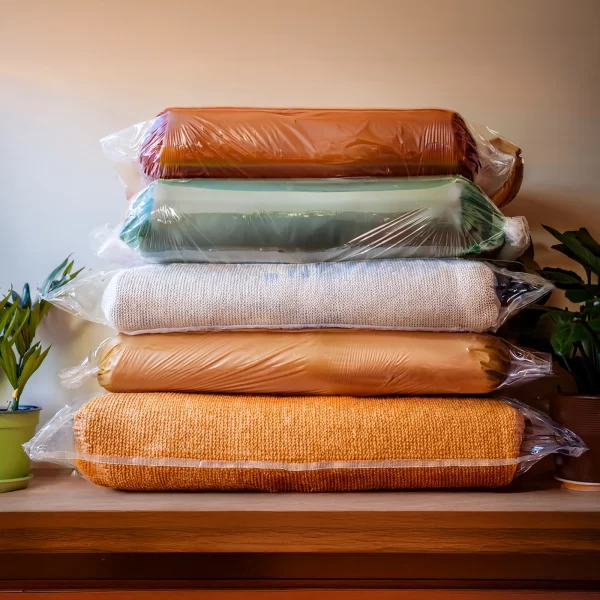 Ropa en bolsas al vacio cuadro