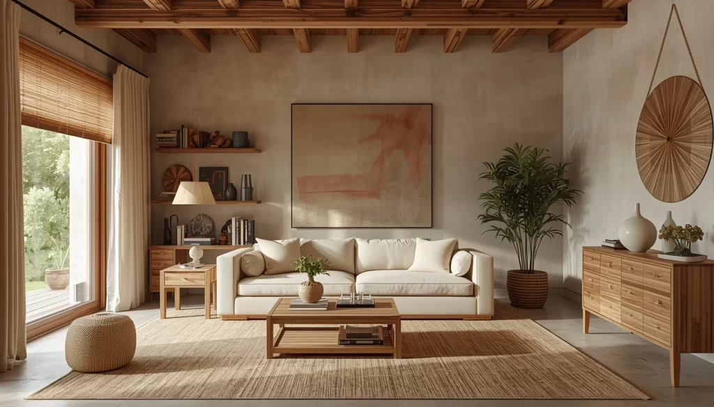 cortinas para sala rustica