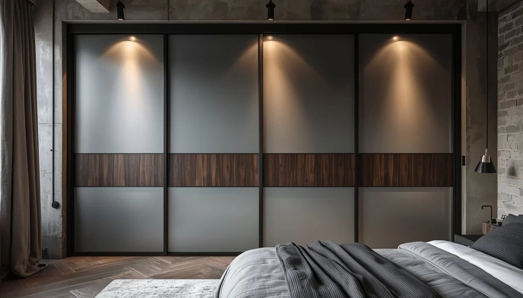 Closet industrial con puertas