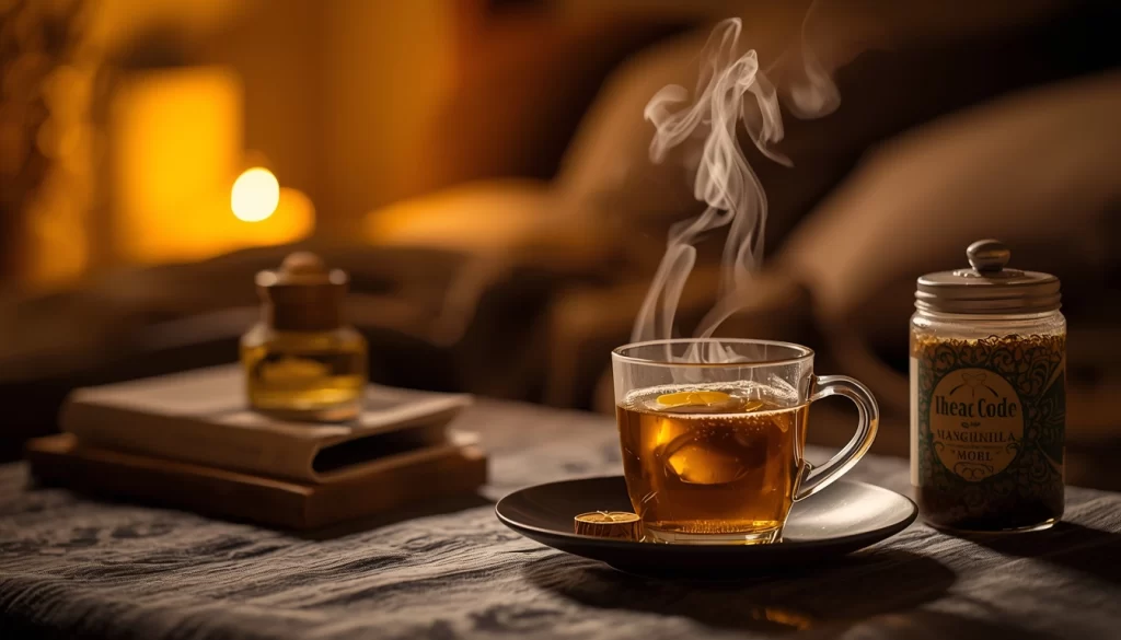 Trucos para no roncar con te de manzanilla