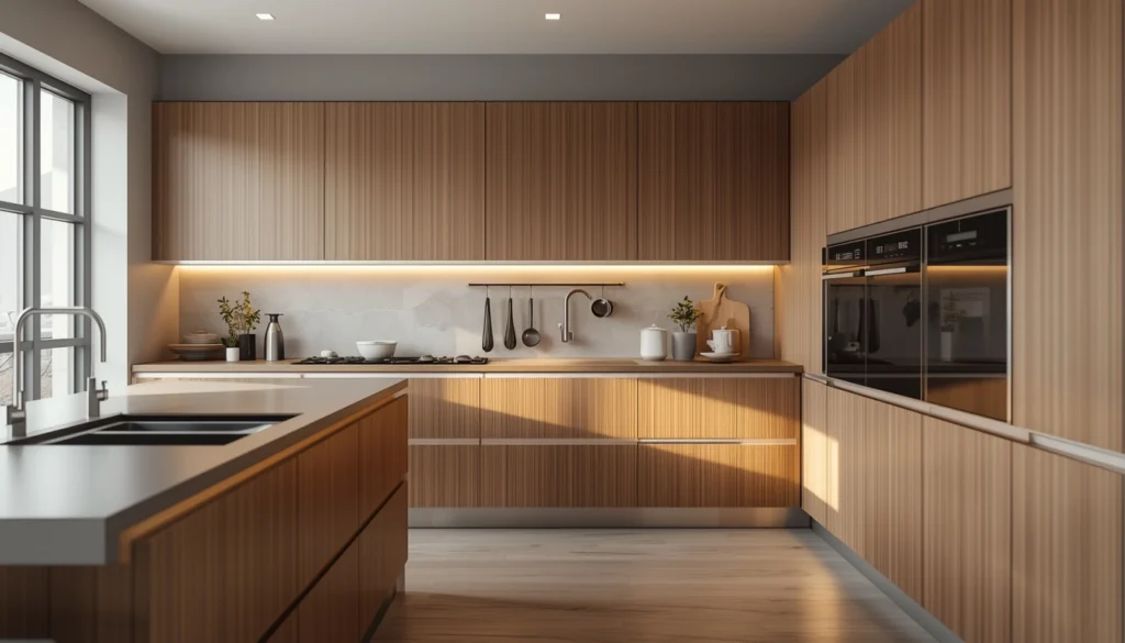 Melamina en la cocina