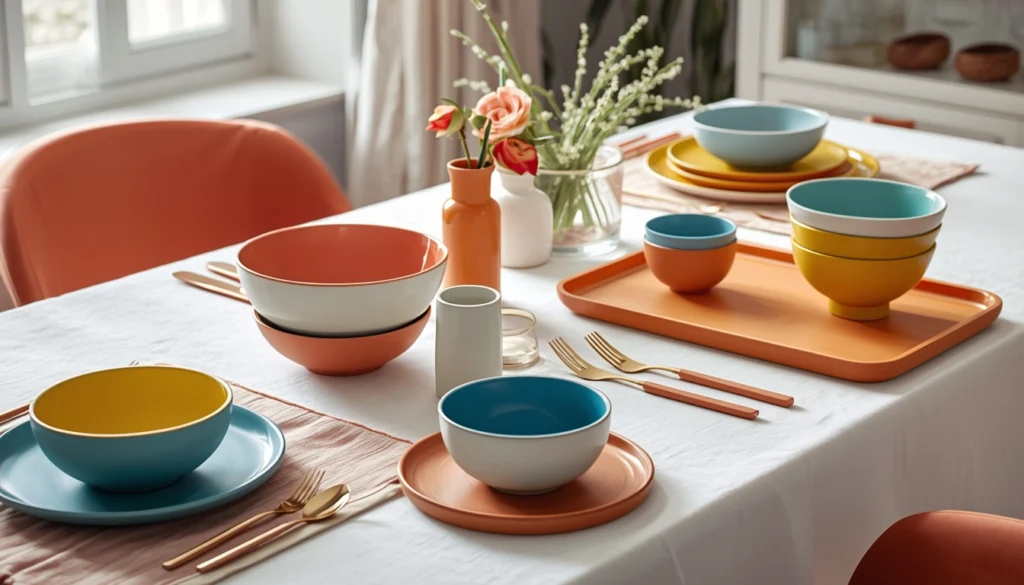 elementos hechos con melamina