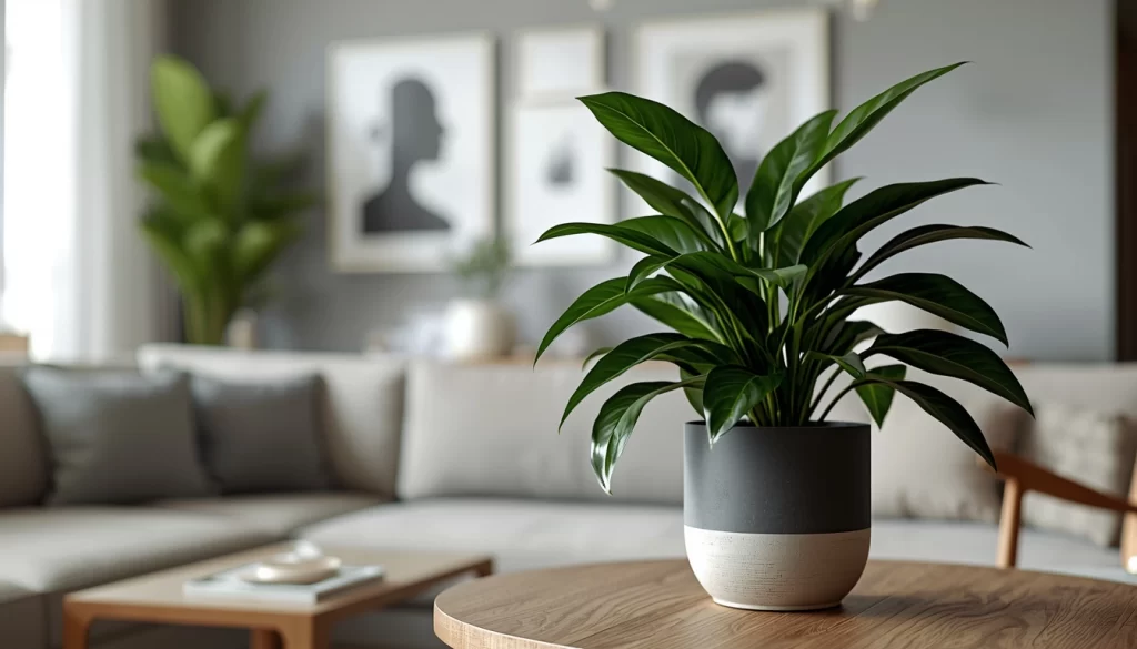 planta de interior Zamioculcas