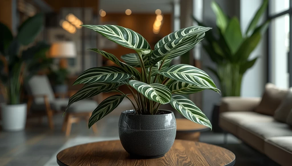 planta de interior calathea