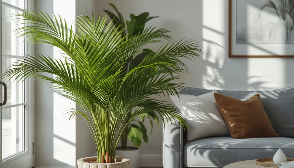 planta de interior palma de salón